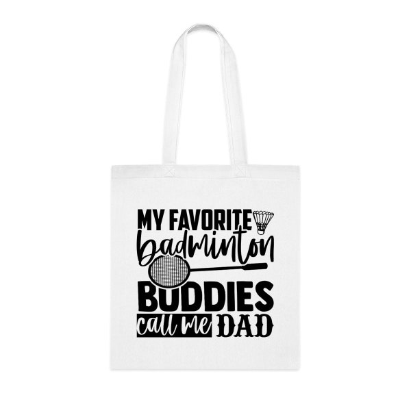 Mijn favoriete Badminton Tote Bag, Funny Tote Gift, Badminton Schoudertas, Badminton Herbruikbare Tassen, Verjaardag Kerst Basket Gag Cadeau Idee