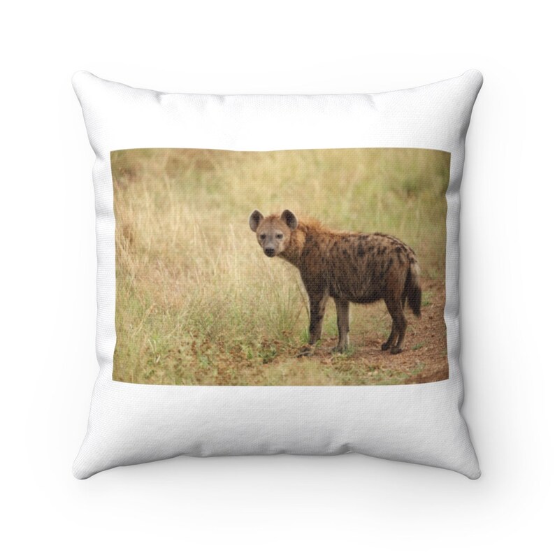 Pillow Cover Gift Idea Hyena Pillow Hyena Throw Pillow Room Decor Custom Throw Pillow