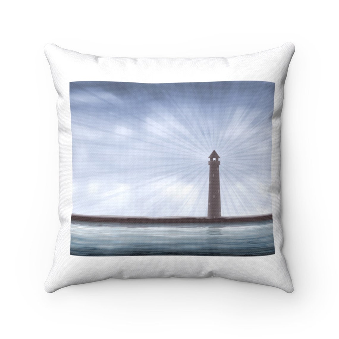 Lighthouse Pillow Lighthouse Throw Pillow Custom Throw Etsy