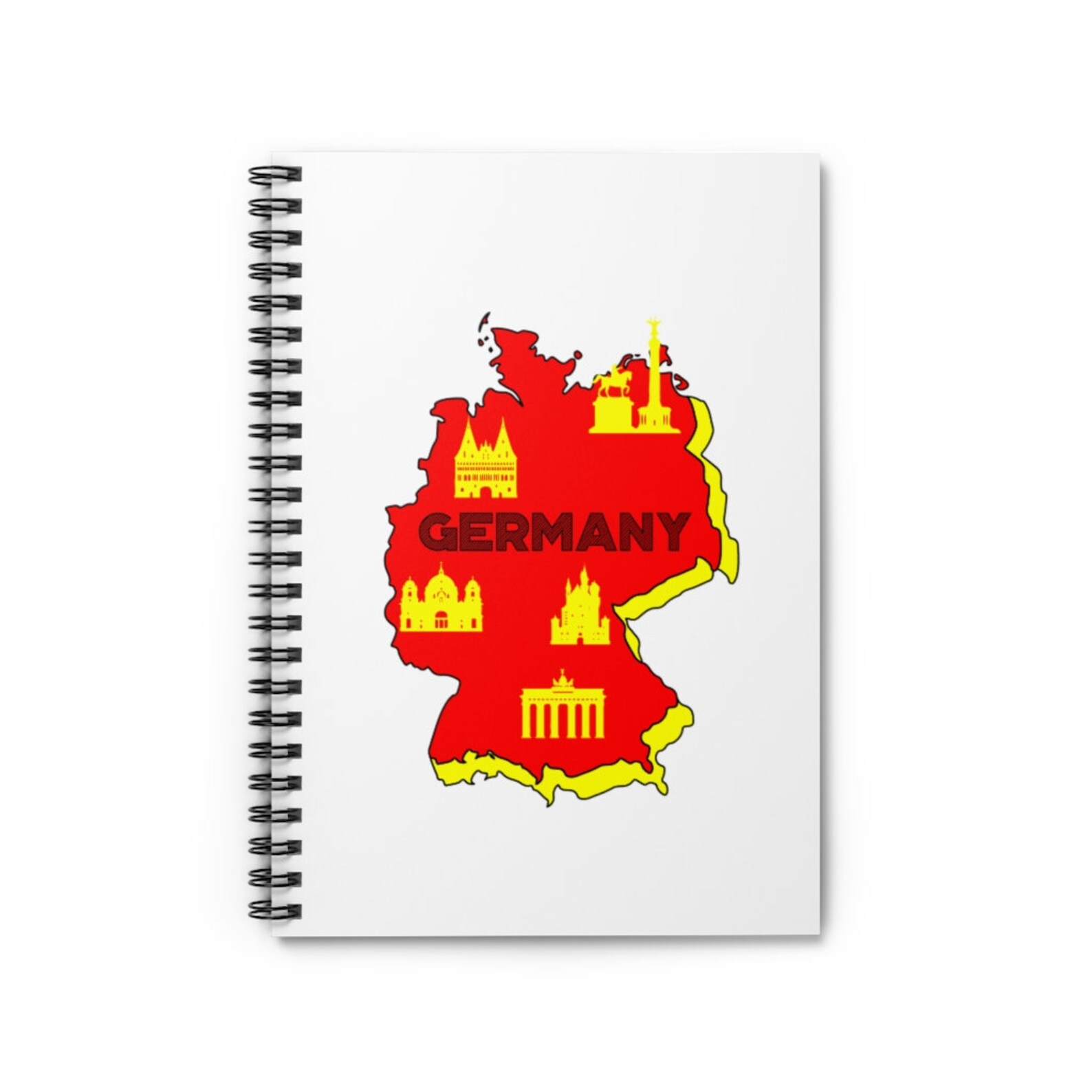 Germany Notebook Germany Journal Ruled Line Pages Gift Etsy