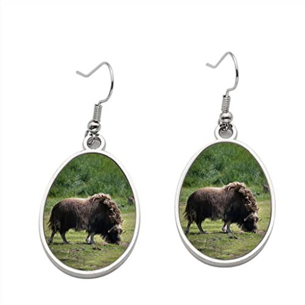 Grazing Musk Ox Earring - Dangle Earrings for Girls - Valentine Birthday Party Gift