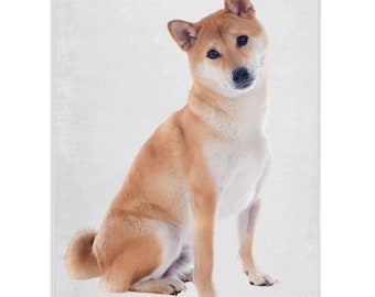 Cute Cartoon Shiba Inu Dog Gift Fuzzy Lightweight Comfortable Warm Blanket for Couch Bed Sofa 60x50 Cute Cartoon Shiba Inu Dog Gift Fuzzy Lightweight Comfortable Warm Blanket for Couch Bed Sofa 60x50