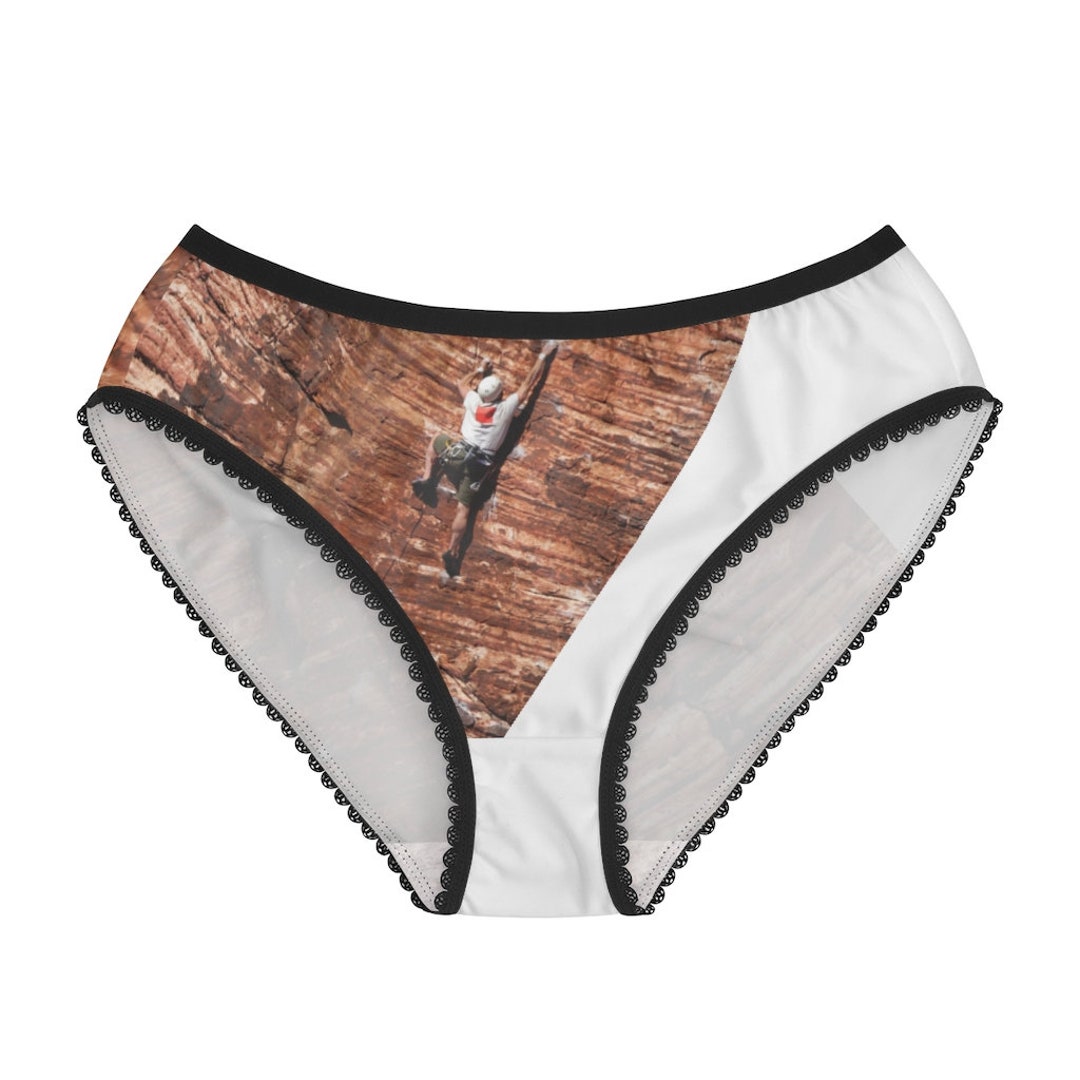 Rock Climbing Panties, Rock Climbing Underwear, Briefs, Cotton Briefs
