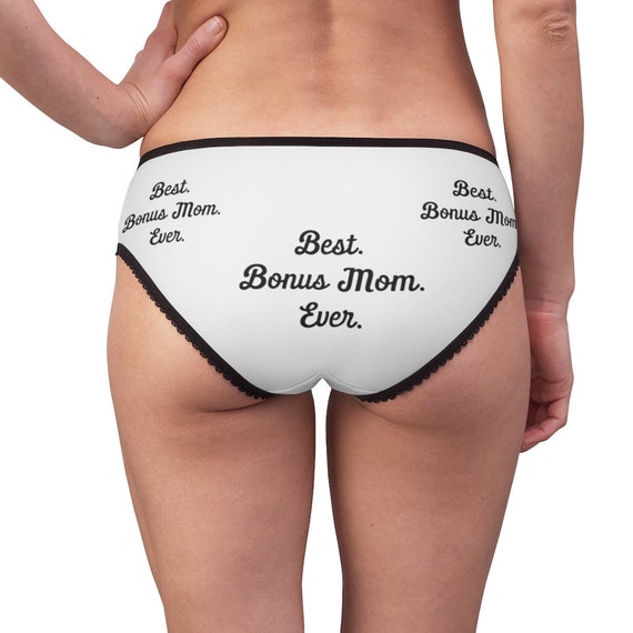 Best Bonus Mom Ever Panties, Best Bonus Mom Ever Underwear, Briefs, Cotton  Briefs, Funny Underwear, Panties for Women 