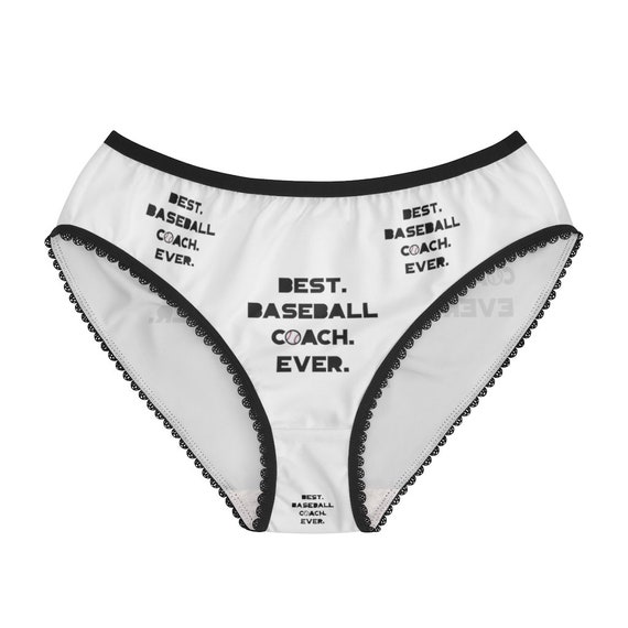 Best. Baseball Coach Ever Panties, Best. Baseball Coach Ever Underwear,  Briefs, Cotton Briefs, Funny Underwear, Panties for Women 