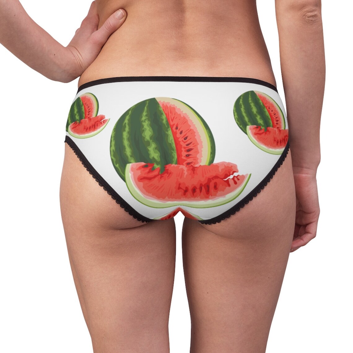 Watermelon Panties Watermelon Underwear Briefs Cotton Etsy