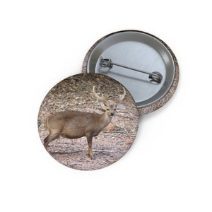 Hog Deer Hyelaphus Porcinus Pin, Deer Button, Button Set, Lapel Pin, Hat Pin, Enamel Pins, Lapel Pins, Funny Pin
