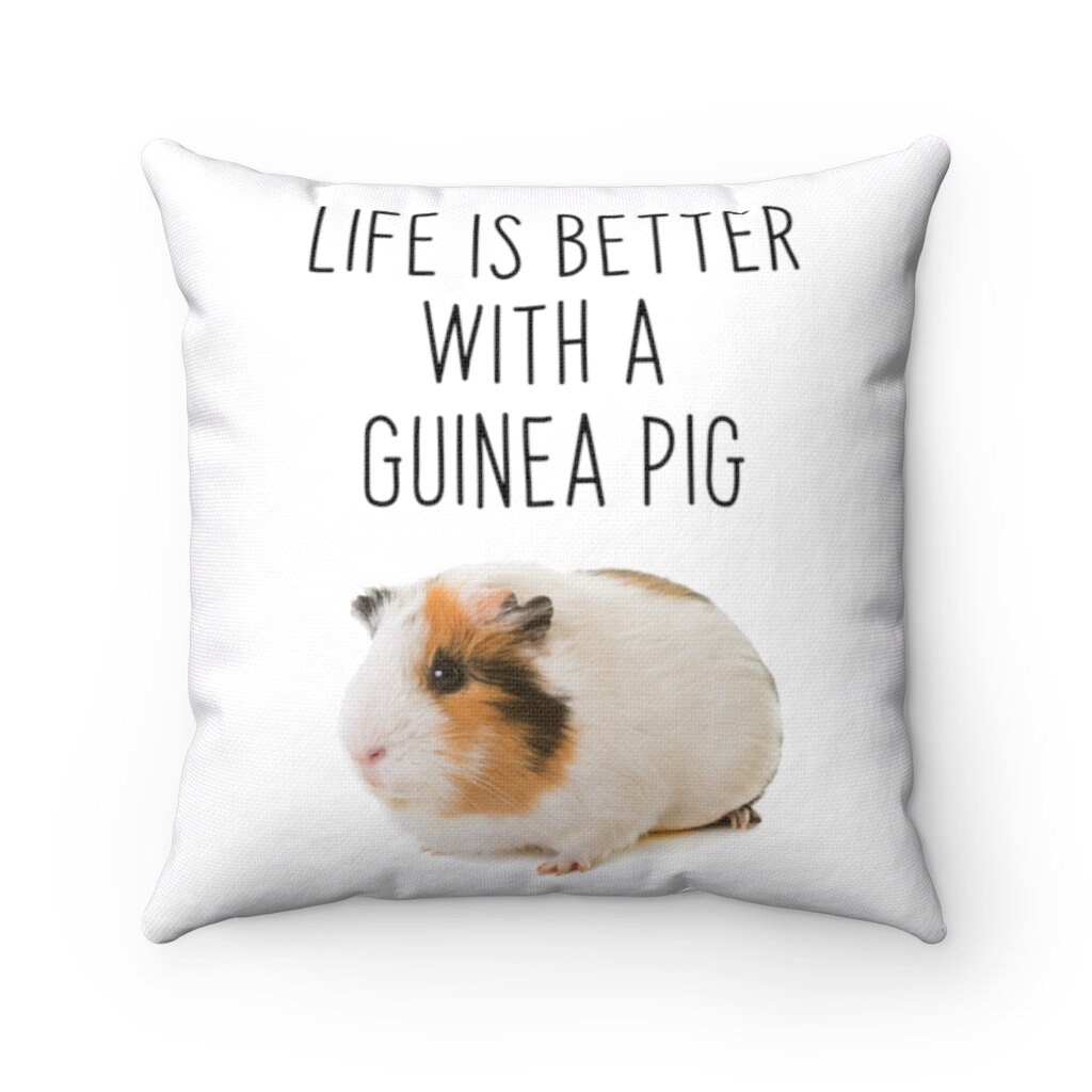 Guinea Pig Pillow Guinea Pig Throw Pillow Custom Throw Etsy Canada