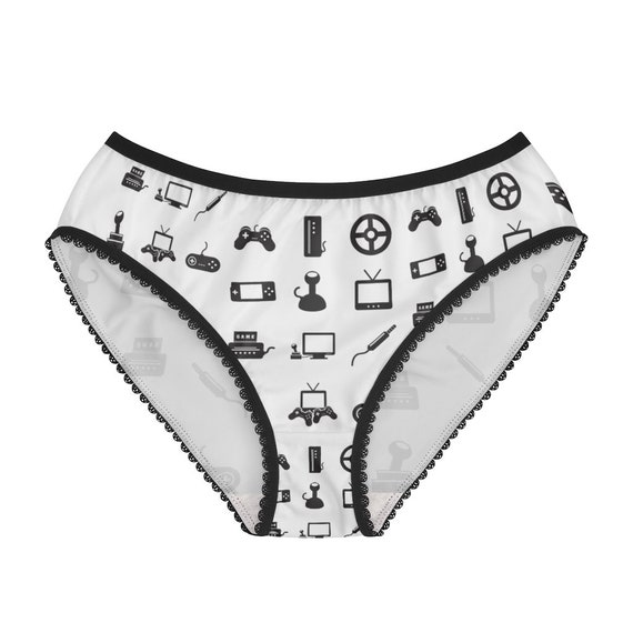 Video Game Panties, Video Game Underwear, Briefs, Cotton Briefs