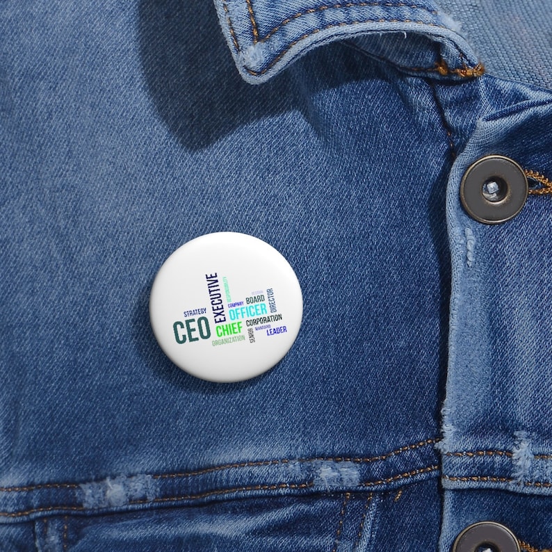 Rectangular Ceo Pin CEO Pin, CEO Button, Button Set, Lapel Pin, Hat Pin, Enamel Pins, Lapel ...