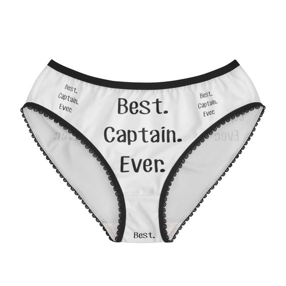 Best Captain Ever Panties, Best Captain Ever Underwear, Briefs, Cotton  Briefs, Funny Underwear, Panties for Women -  Canada