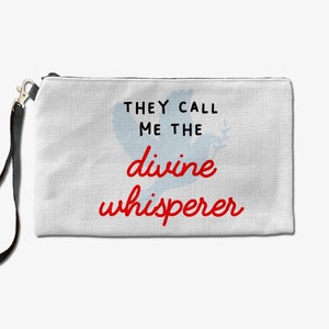 Divine Whisperer Makeup Bag, Makeup Lover Cosmetic Bag, Cosmetic Toiletry Bag, Birthday Gift For Her, Makeup Bag For Her, Christmas Gift Bag