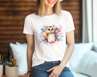 Cool Owl Shirt, Gift for Owl Lover, Owl Tee, Owl Gift Idea
