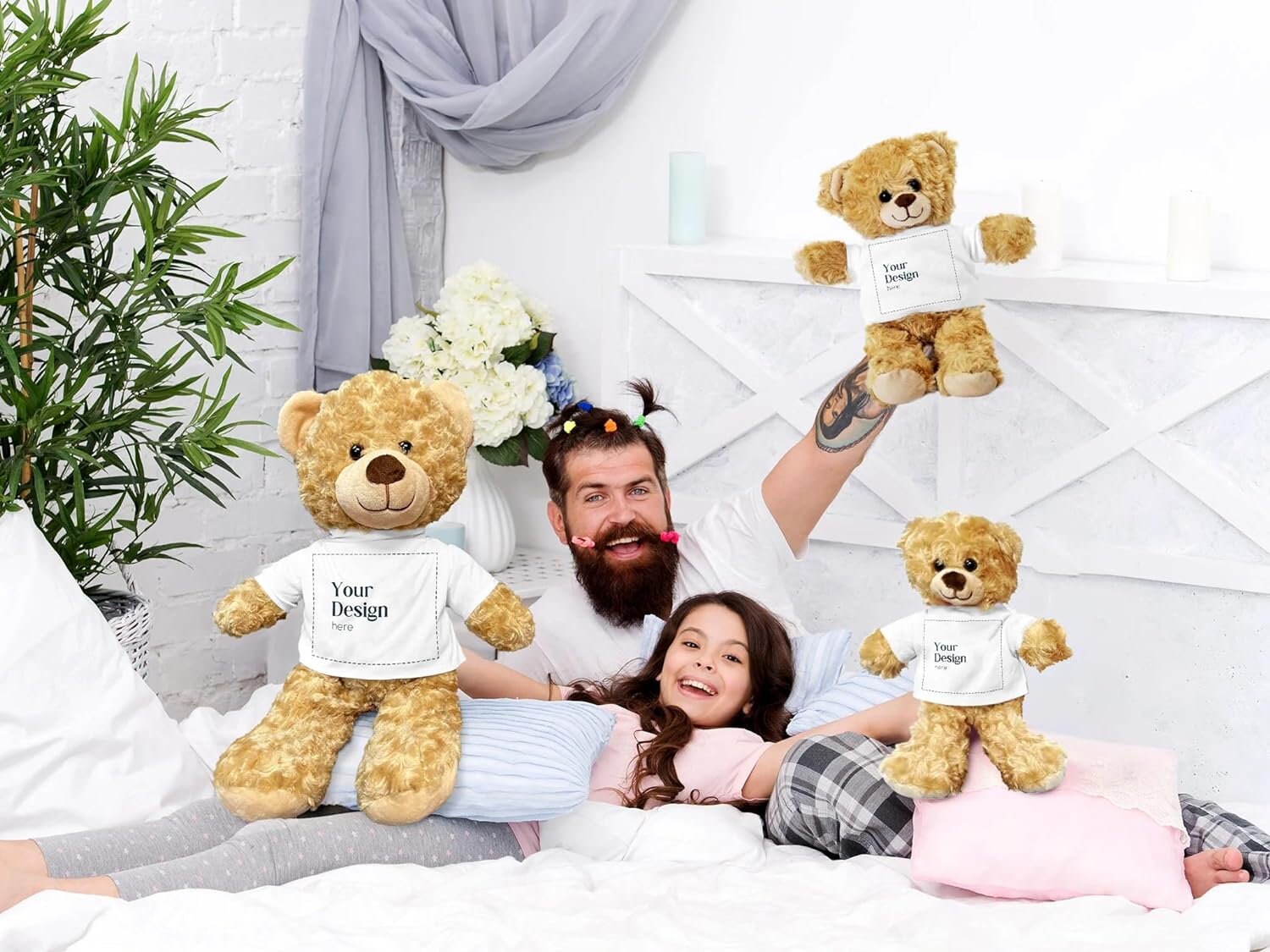 Personalized Teddy Bear, Custom Teddy Bear, Stuffed Animal With ...