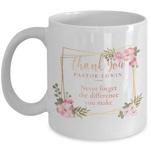 Aangepaste pastor mok, Pastor mok, aangepaste pastor cadeau, koffiemok, koffiekopje