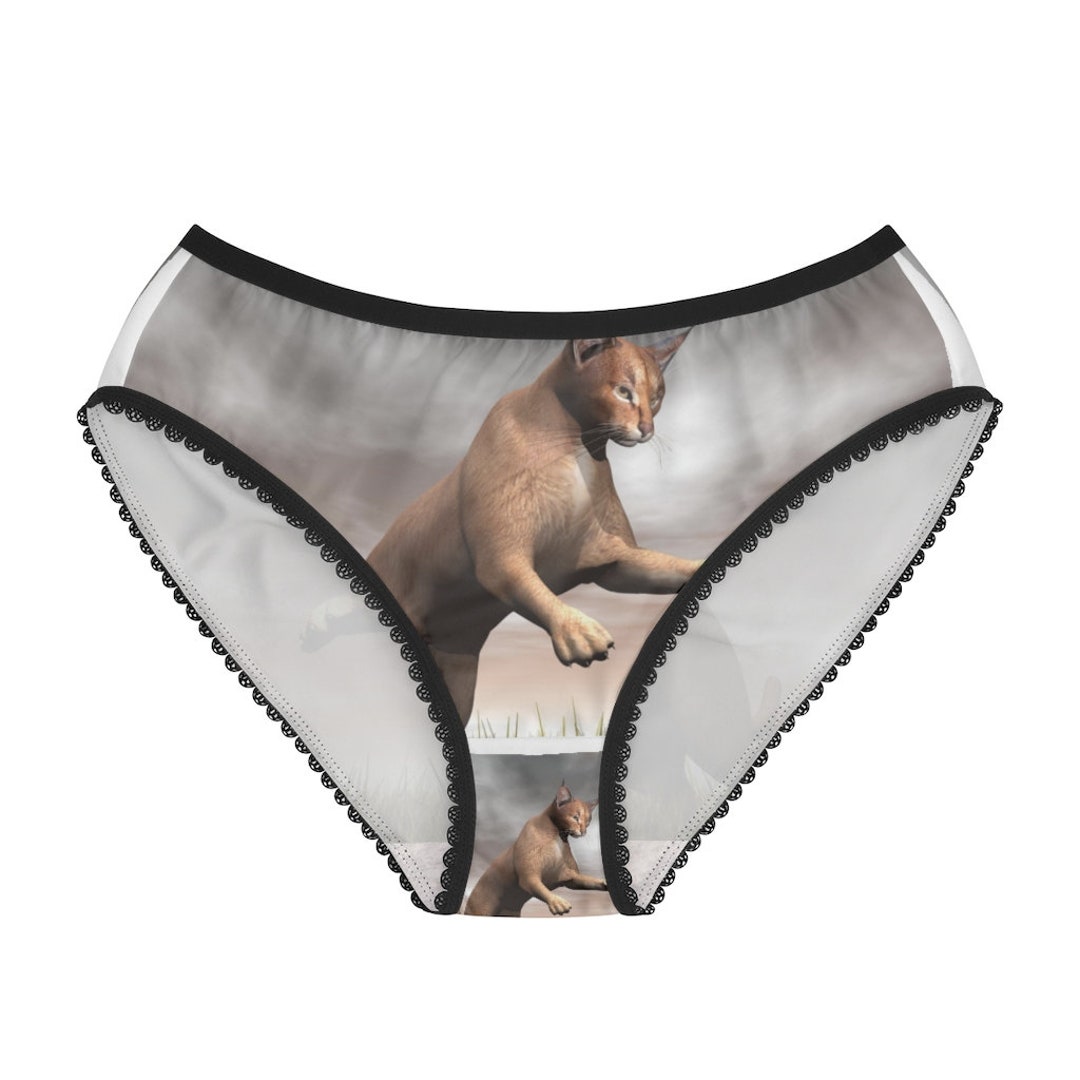 Caracal Hunting Panties, Caracal Hunting Underwear, Briefs, Cotton