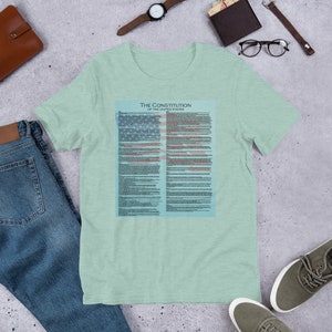 US Constitution Poster Shirt, US Constitution Poster Tee, Funny Tee, US Constitution Poster T-Shirt, Gift, Gift Idea
