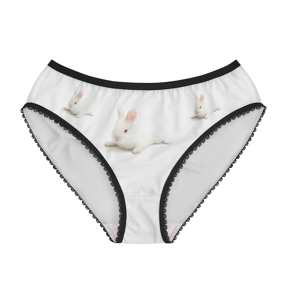 Rabbit Panties, Rabbit Underwear, Briefs, Cotton Briefs, Funny