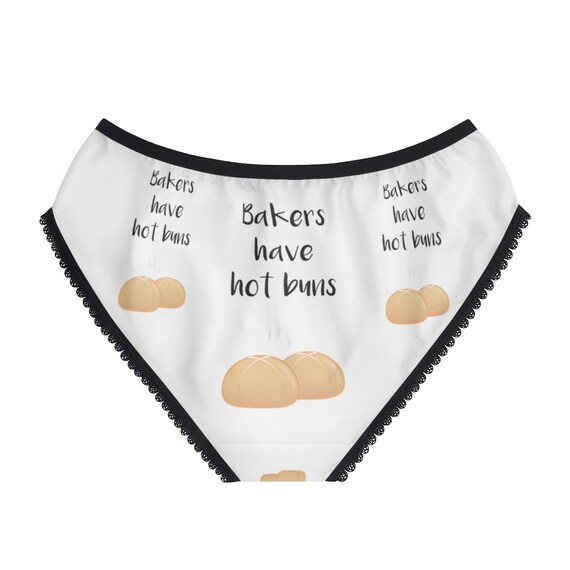 Bakkers hebben warme broodjes Slipje Bakkers hebben warme broodjes Ondergoed slips katoenen slips grappig ondergoed slipjes voor vrouwen Etsy Nederland
