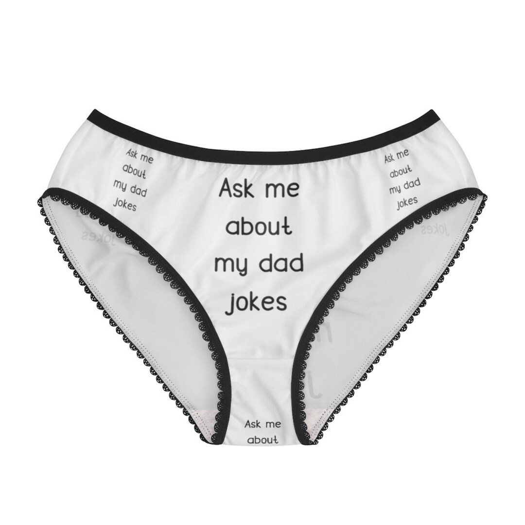 My Dad Jokes Panties My Dad Jokes Underwear Briefs Cotton Etsy