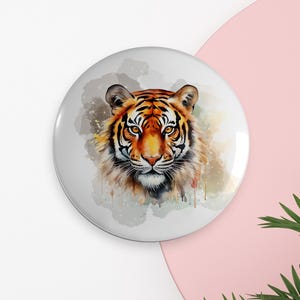 Tiger Pin, Tiger Knopf, Button-Set, Anstecknadel, Hutnadel, Emaille Pins, Anstecknadeln, lustige Pin, Geschenk für Tiger-Liebhaber