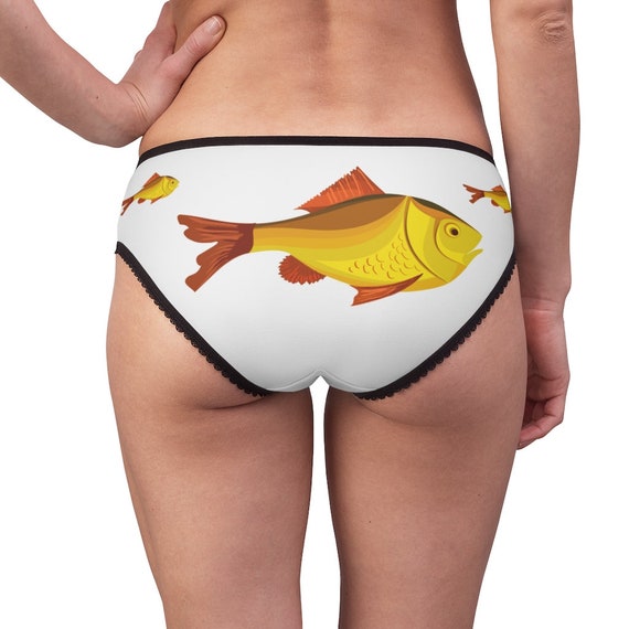 Fish Panties Fish Underwear Briefs Cotton Briefs Funny - Etsy