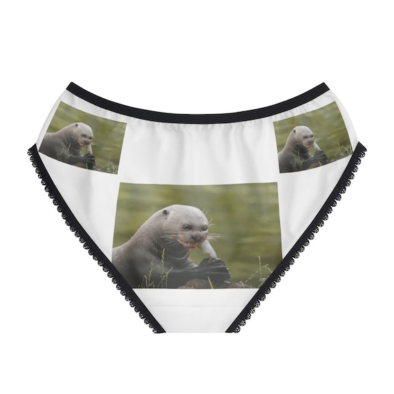 Giant Otter Panties, Giant Otter Underwear, Briefs, Cotton Briefs, Funny  Underwear, Panties for Women 