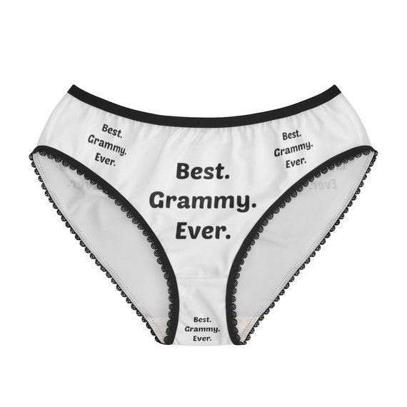 Best Grammy Ever Panties, Best Grammy Ever Underwear, Briefs, Cotton Briefs,  Funny Underwear, Panties for Women 