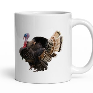 Turkey mug, Turkey coffee cup, Turkey kitchen decor, Funny mug, Gift idea