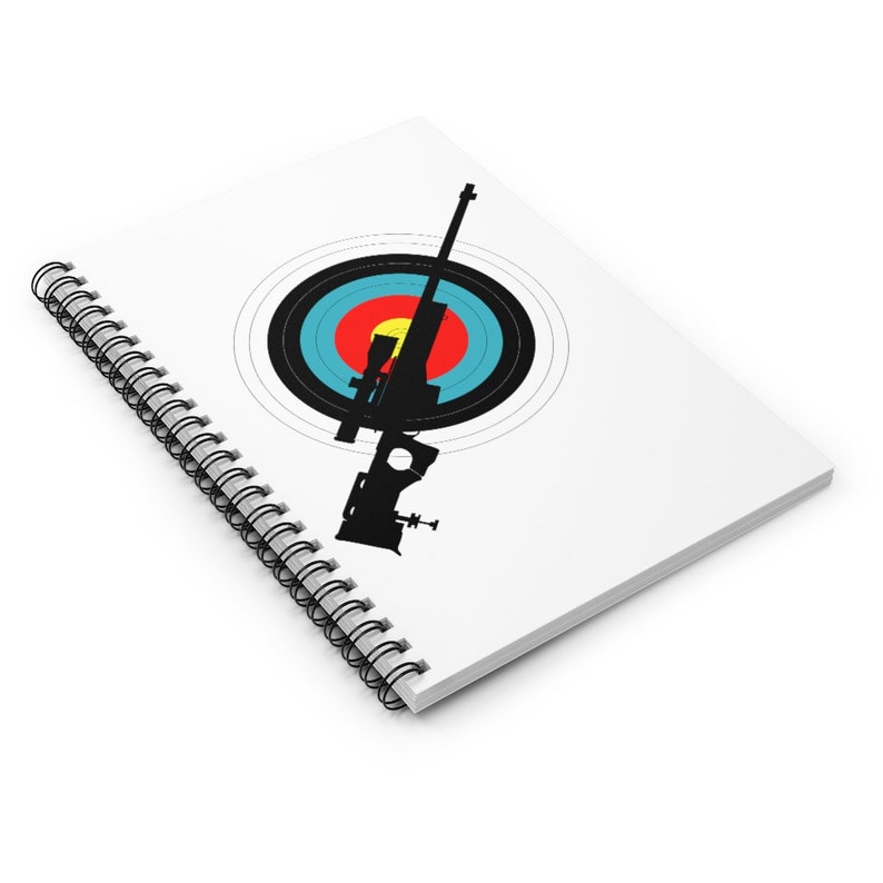 Target Shooting Notebook Target Journal Ruled Line Pages Etsy