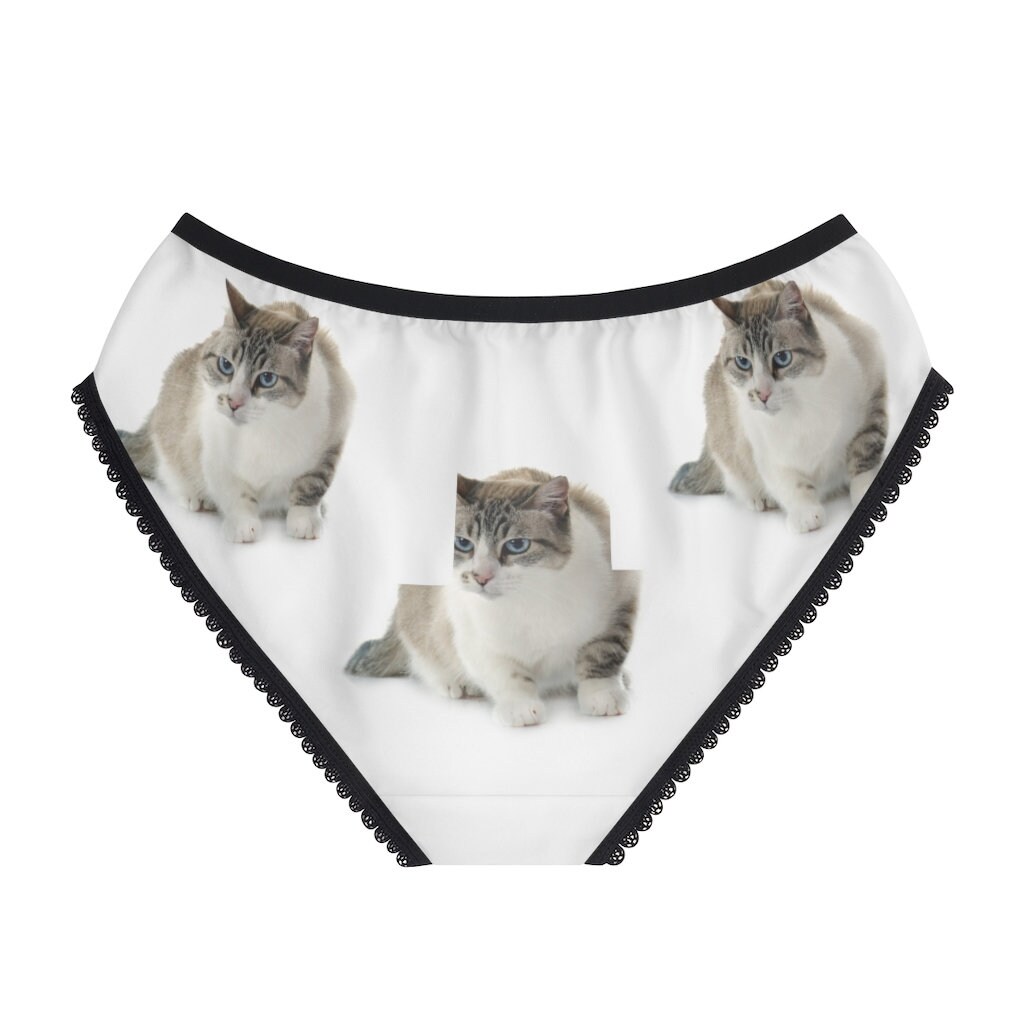 Siamese Cat Face Underwear Panties -  Canada