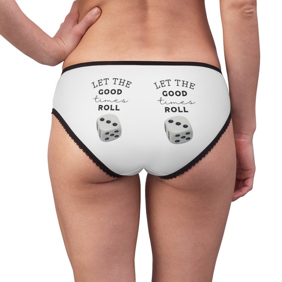 Dice Panties, Dice Underwear, Briefs, Cotton Briefs, Funny Underwear,  Panties for Women -  Canada