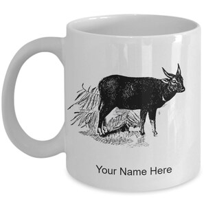 Personalisierte Anoa-Vintage Tasse, Anoa-Vintage Kaffeetasse, Anoa-Vintage Geschenkidee