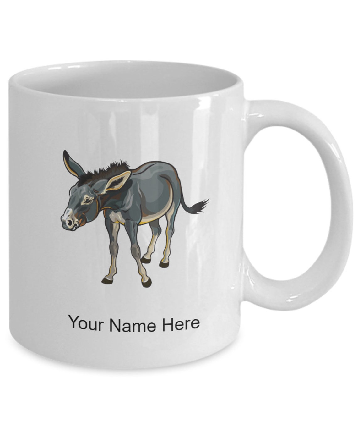 Personalized Donkey Mug Donkey Coffee Cup Donkey Gift Idea Etsy