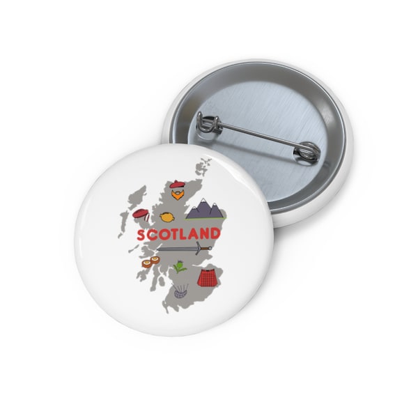 Scotland Rugby Union Pin Scotland Pin - Etsy
