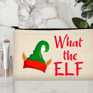Elf Makeup Bag, Makeup Lover Cosmetic Bag, Toiletry Bag, Birthday Gift for Her, Makeup Bag for Women, Gift for Elf Lover