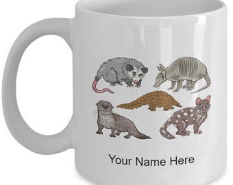 Personalized Wild-animals-set Mug, Wild-animals-set Coffee Cup, Wild-animals-set Gift Idea