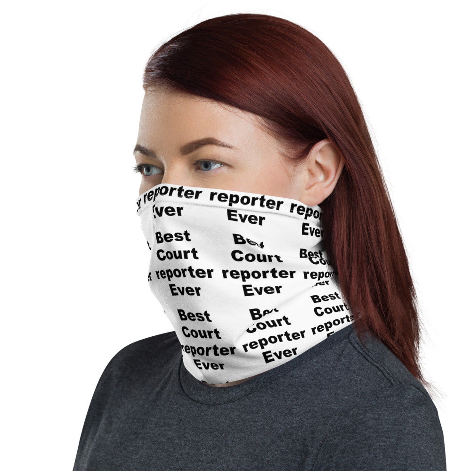 Court Reporter Face Mask Court Reporter Print Court Reporter Etsy