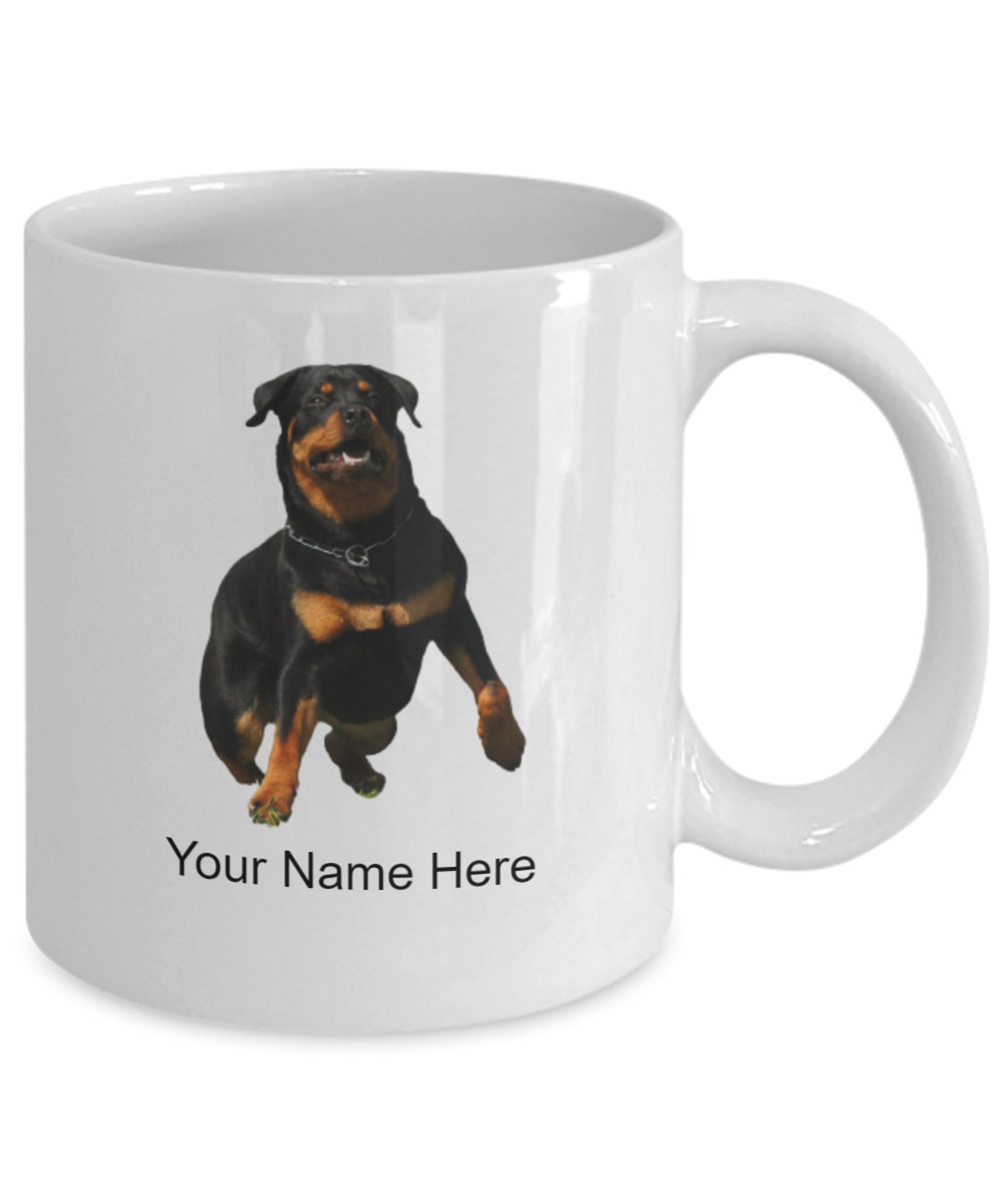 Personalized Rottweiler Mug Rottweiler Coffee Cup Rottweiler Etsy