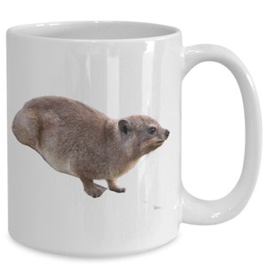 Cute rock hyrax animal mug, cute rock hyrax animal coffee cup, cute rock hyrax animal kitchen decor,funny mug,gift idea