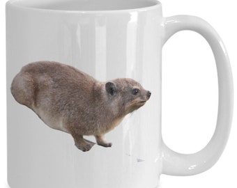 かわいいロックハイラックスの動物マグカップ、かわいいロックハイラックスの動物コーヒーカップ、かわいいロックハイラックスの動物キッチン装飾、面白いマグカップ、ギフトのアイデア