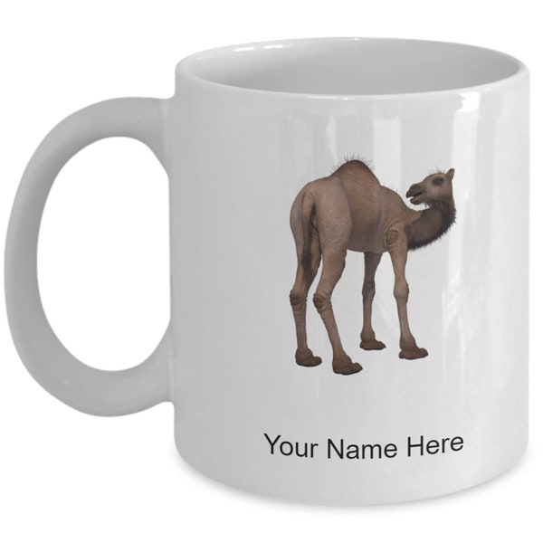 Personalized Camel Mug, Camel Coffee Cup, Camel Gift Idea, Custom Camel Cup, Custom Camel Mug