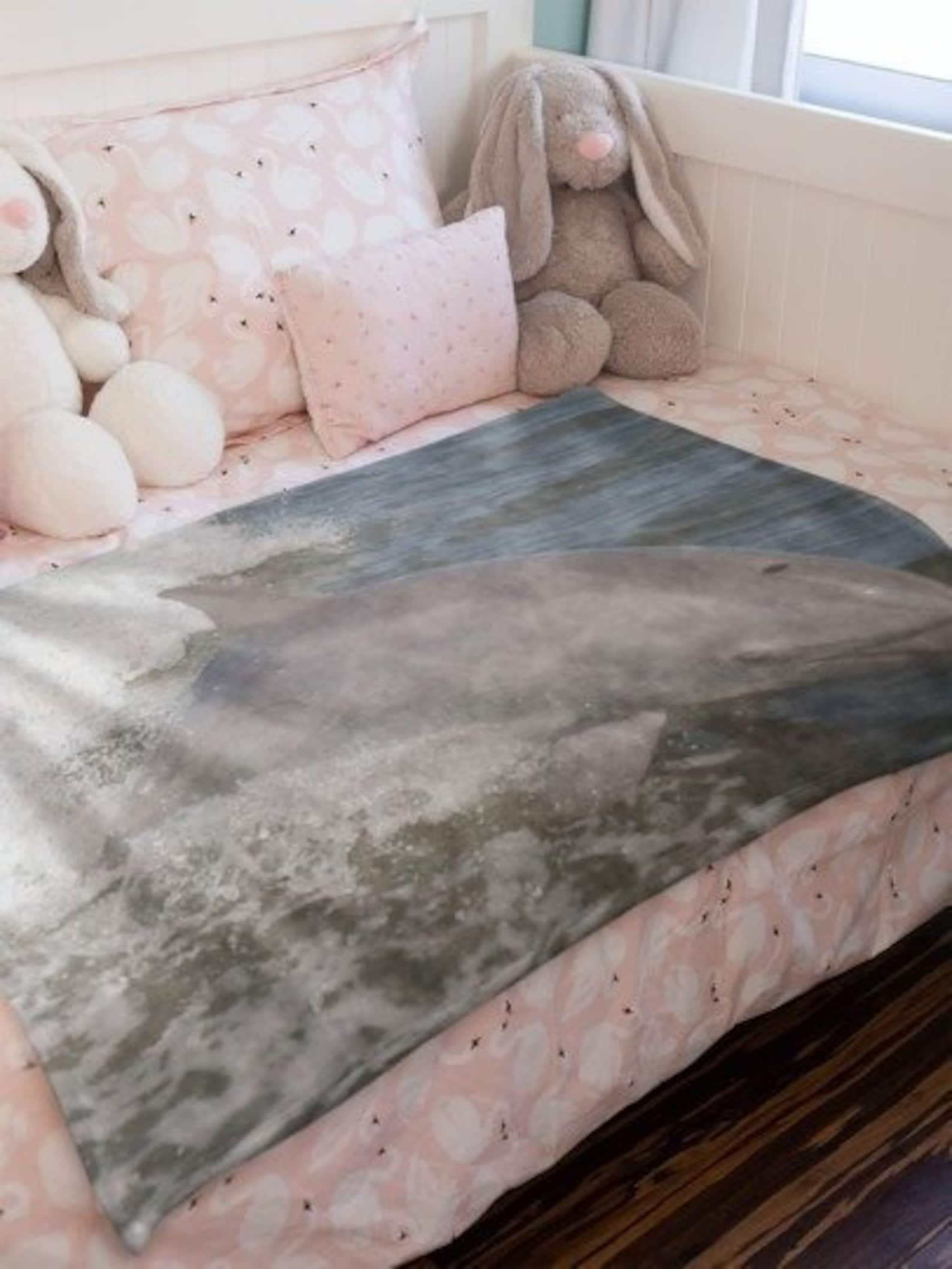 Dolphin Blanket Dolphin Fleece Throw Dolphin Gifts Etsy