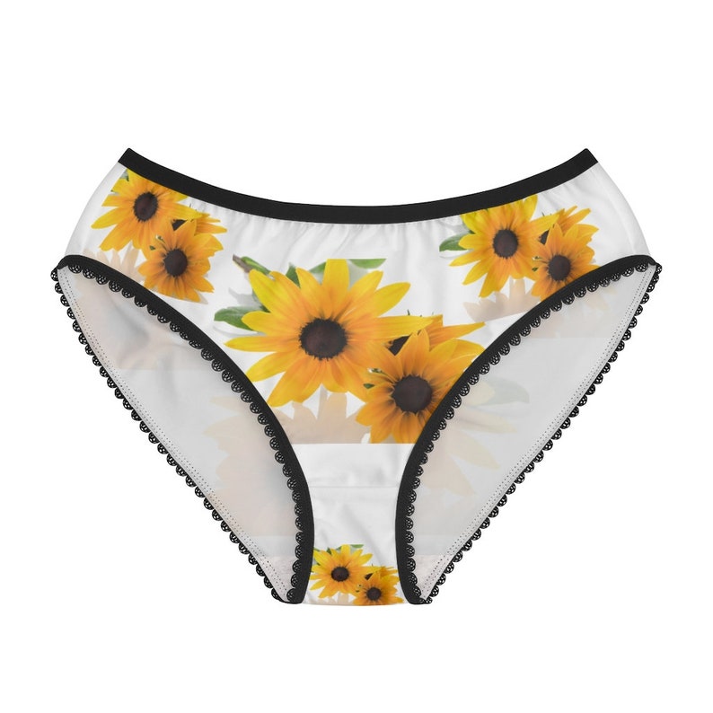 Sunflowers Panties Sunflowers Underwear Briefs Cotton Etsy