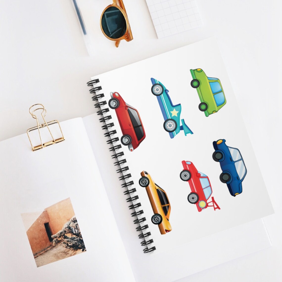 Cars Notebook Cars Journal Ruled Line Pages Gift Idea Etsy