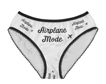 Womens Hipster Panties,Airplane in Dramatic Cloudy Skies Aviation Flyby Obsolete Composition Print,5 Size