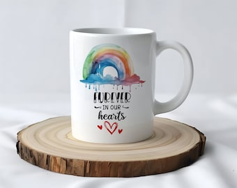 Rainbow Mug, Gift for Rainbow Lover, Rainbow Coffee Cup, Rainbow Gift Idea, Rainbow Lover Gifts