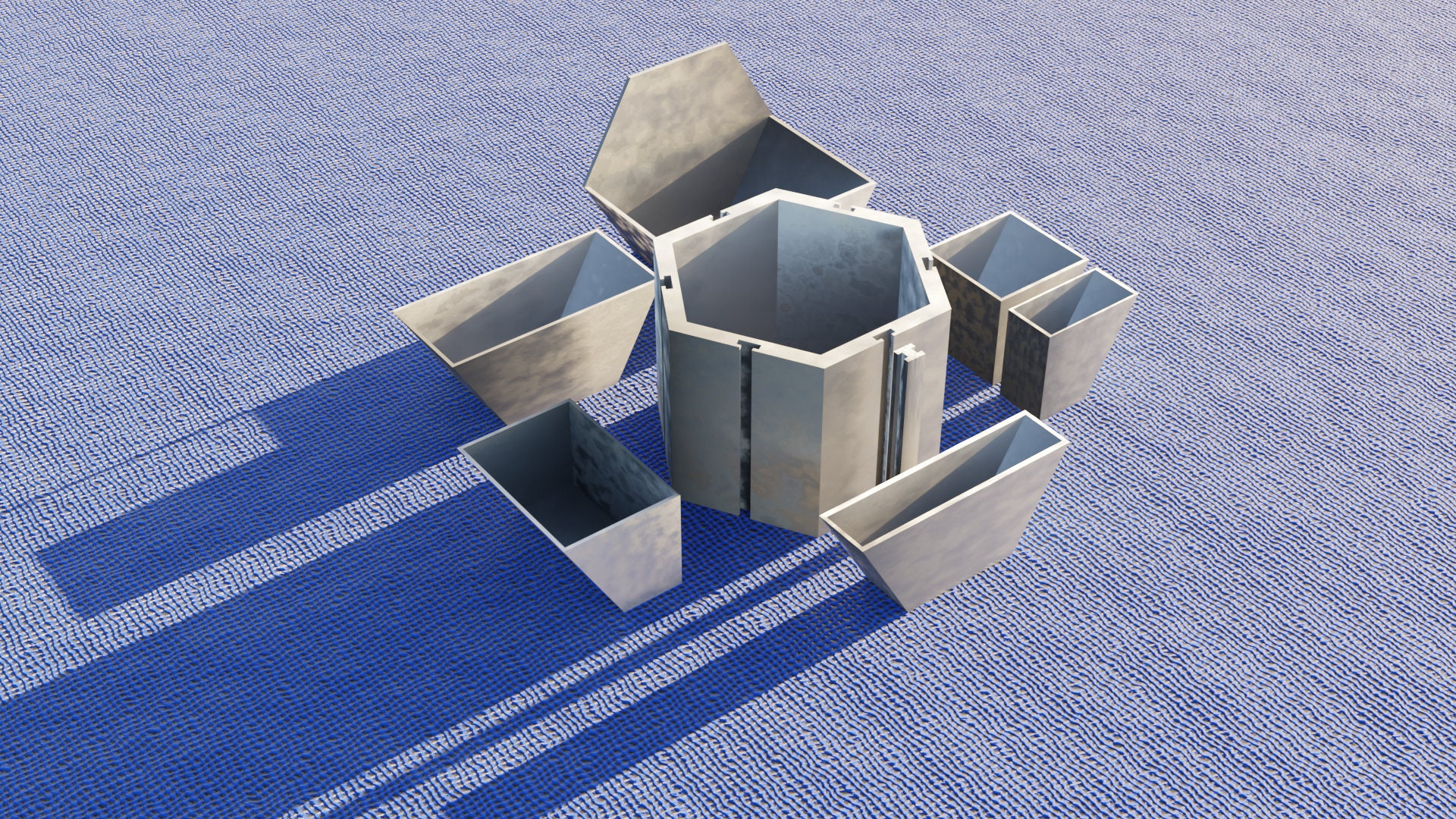 Hexagon Storage Stackers – 3D Printable Organizers, STL Files, Build ...
