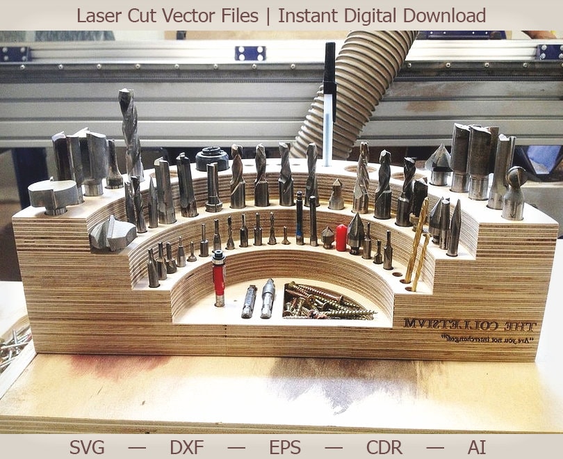 Organisateur. Cdr, projet cdr, projet cnc, fichiers dxf, laser de fichier, modèle de coupe laser, modèle laser, pour les fichiers laser