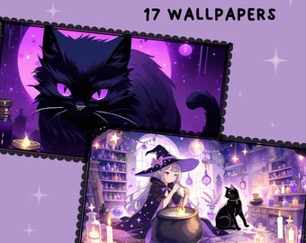 Witchy Aesthetic Desktop Wallpapers!